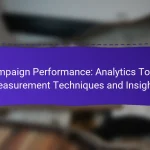 Campaign Performance: Analytics Tools, Measurement Techniques and Insights