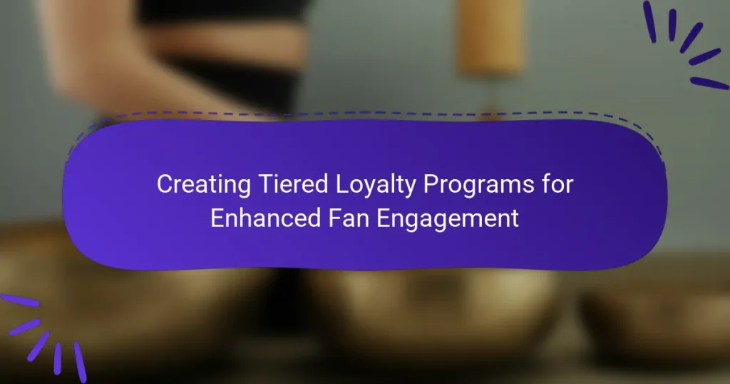 Creating Tiered Loyalty Programs for Enhanced Fan Engagement