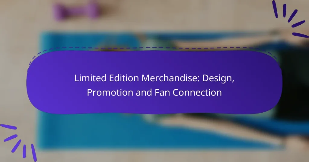 Limited Edition Merchandise: Design, Promotion and Fan Connection