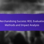 Merchandising Success: ROI, Evaluation Methods and Impact Analysis